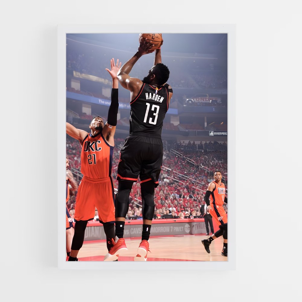 Poster Miami Playoffs – affiche Basketball (vue 3)